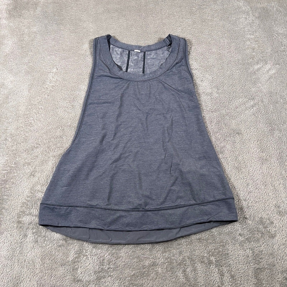 Lululemon Tank Top Racerback Breathable Athletic Workout Gray Size 4